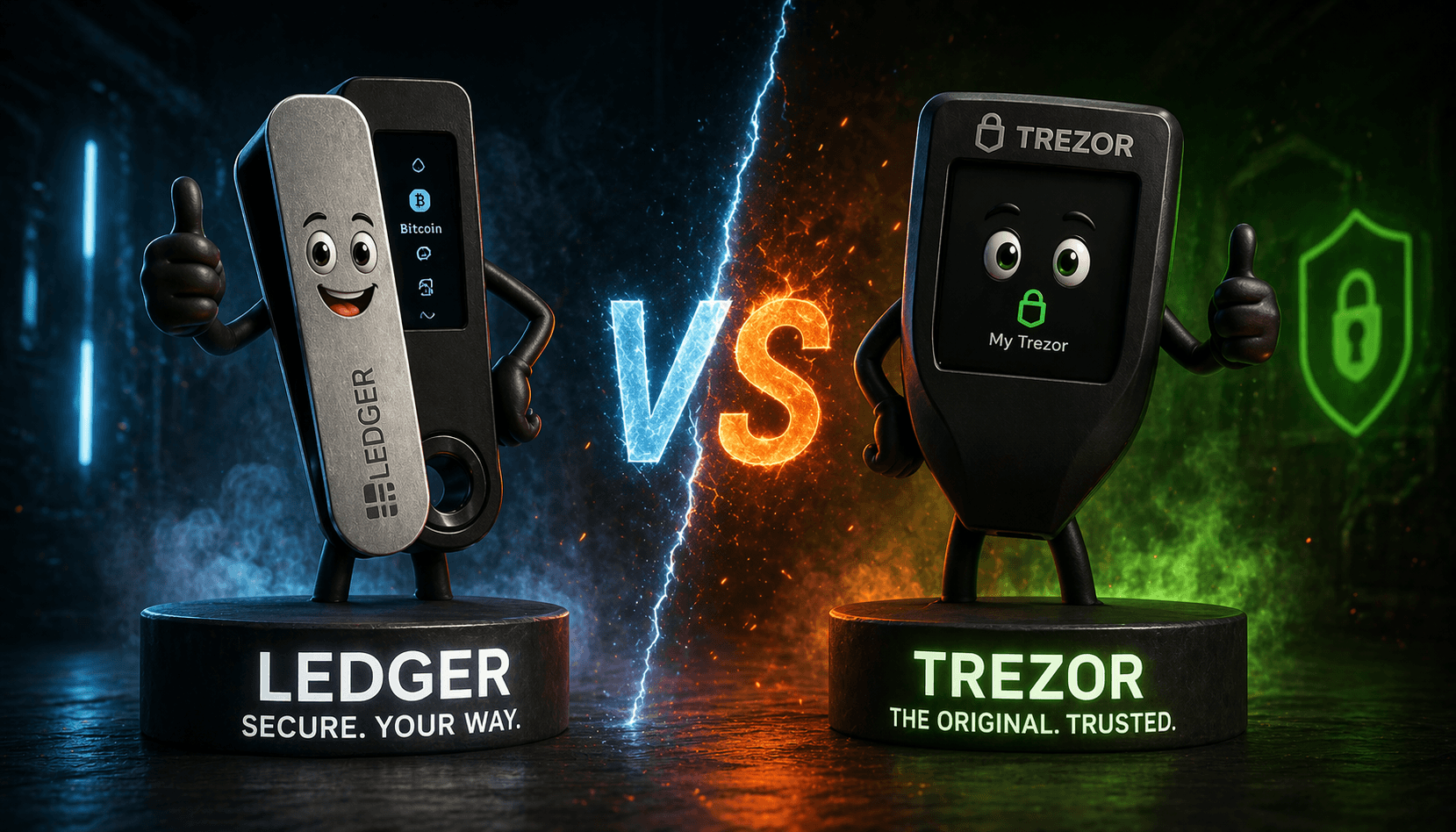 Best crypto hardware wallet: Ledger vs Trezor compared image