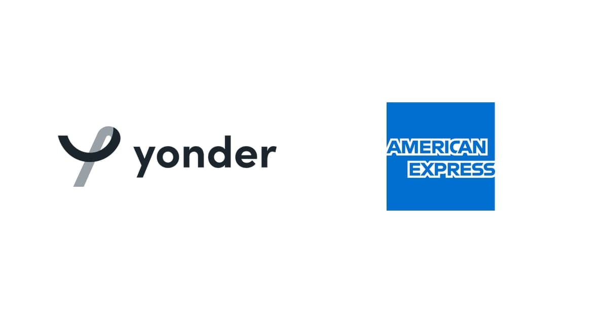 the Yonder and American Express logos side by side